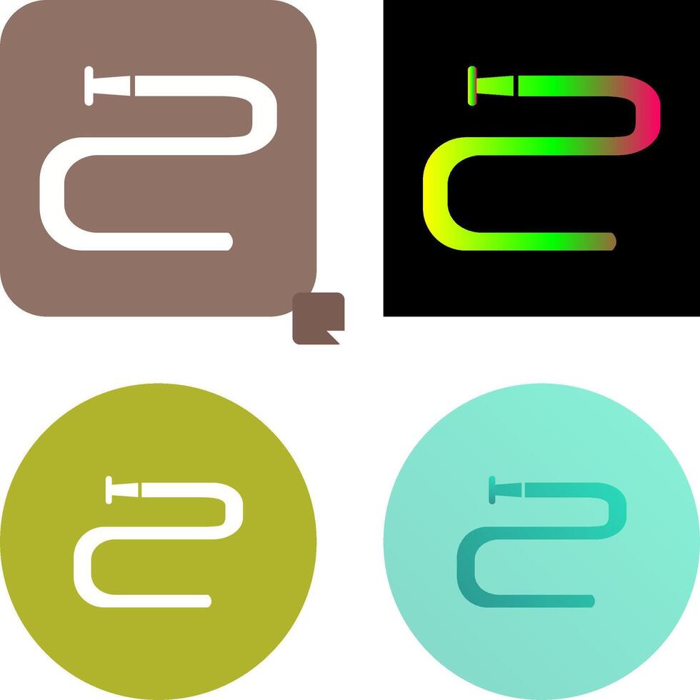 Water Pipe Icon Design vector