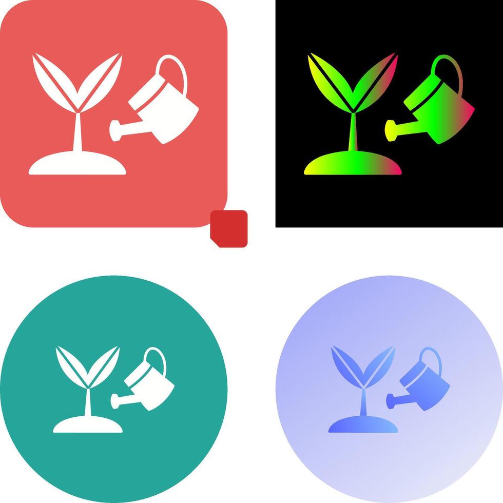 Growing Plant Icon Design vector