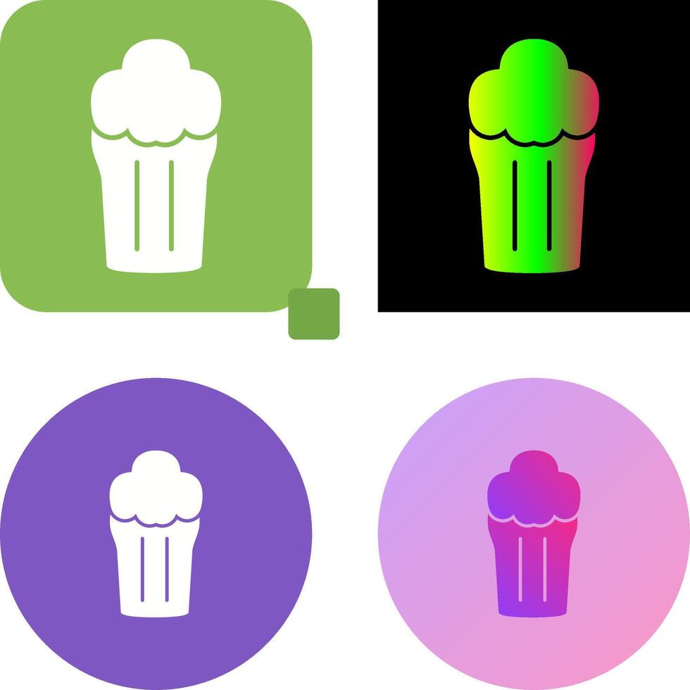 Pint of Beer Icon Design vector