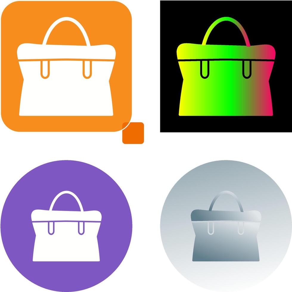 Bag Icon Design vector