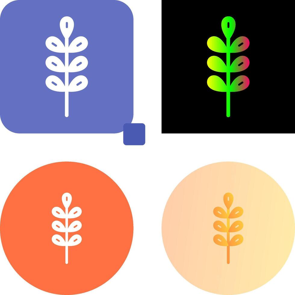 Barley Icon Design vector