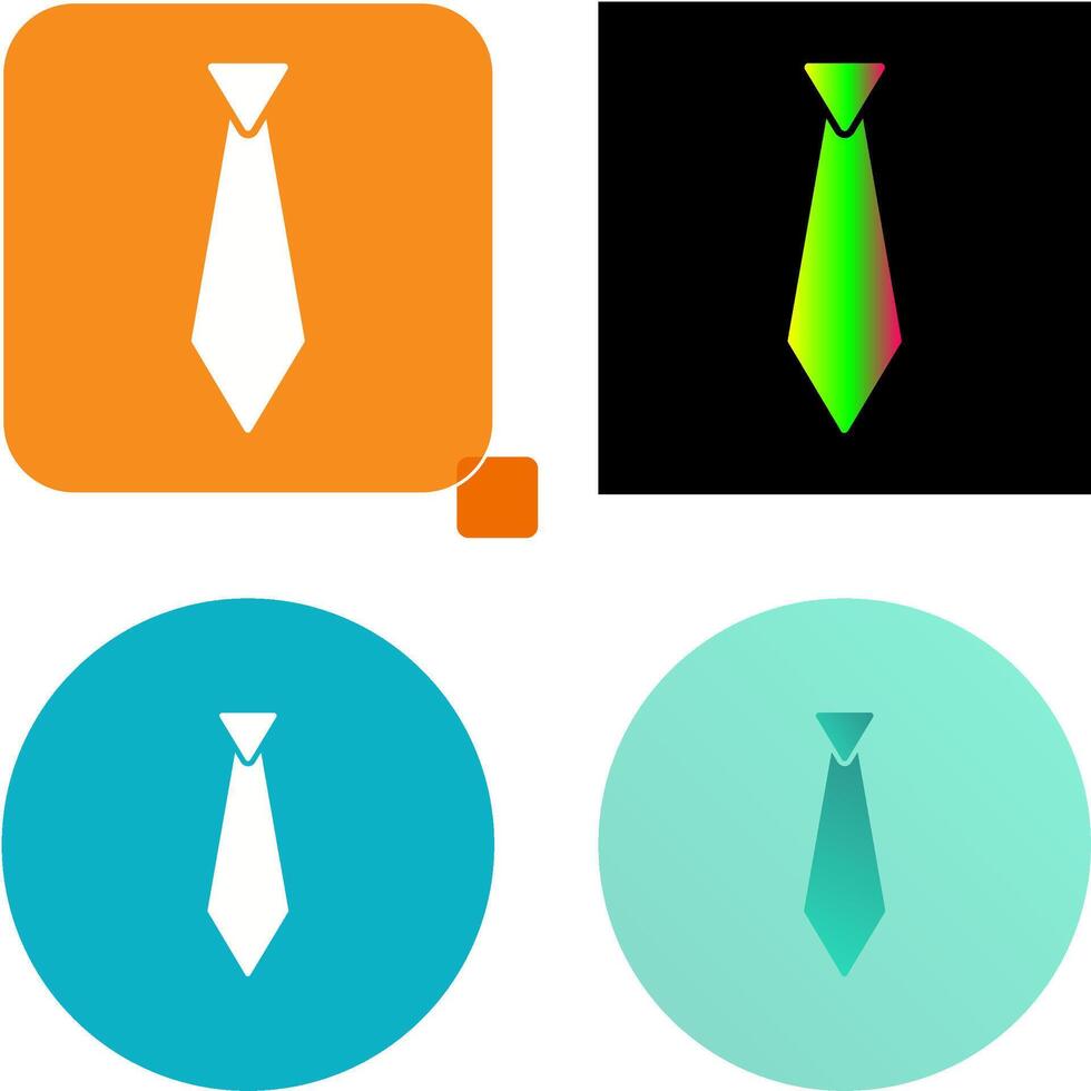 Tie Icon Design vector