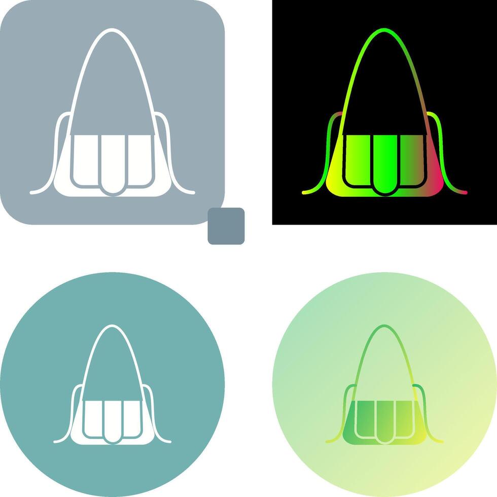 Bag Icon Design vector