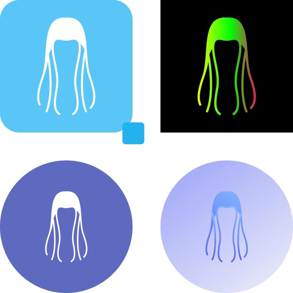 Hair Icon Design vector
