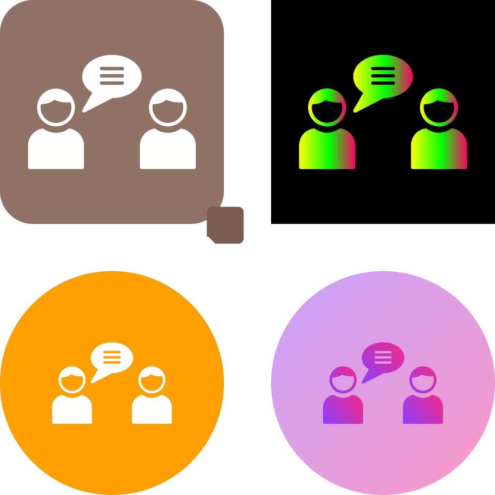 Chatting Icon Design vector