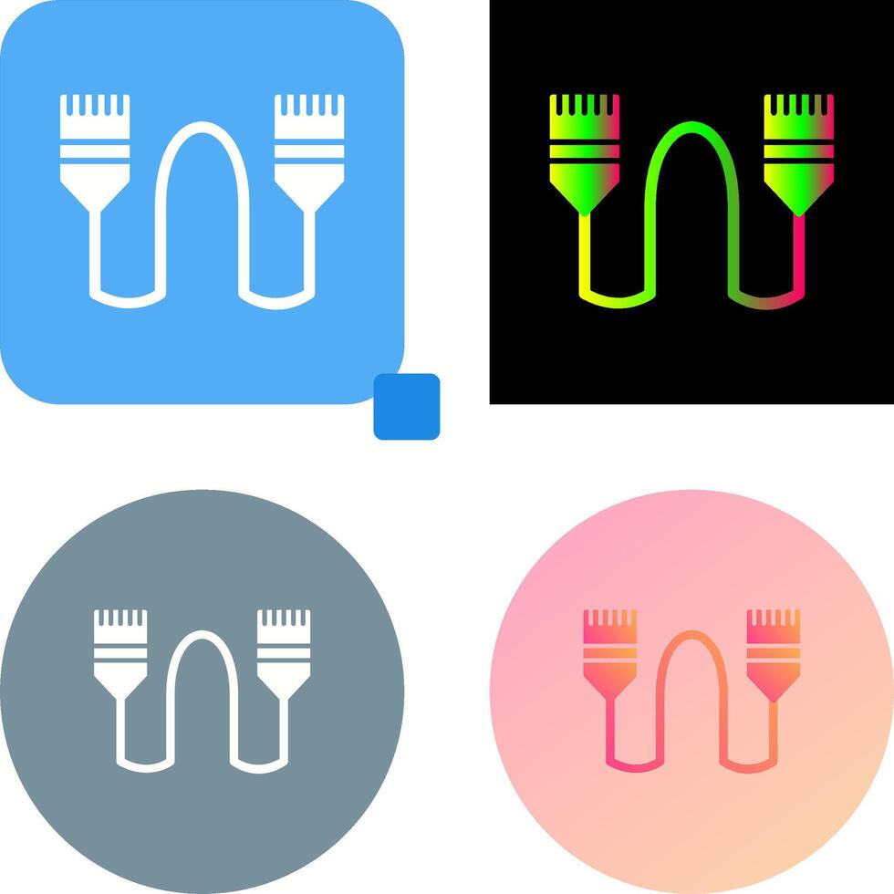 Internet Cable Icon Design vector