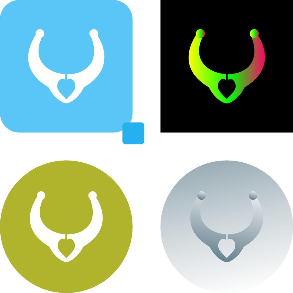 Necklace Icon Design vector