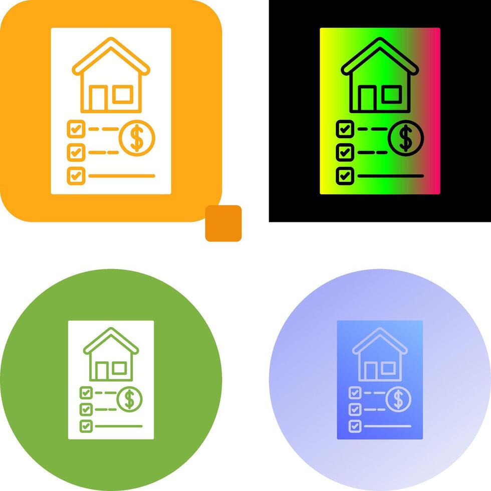 List Icon Design vector