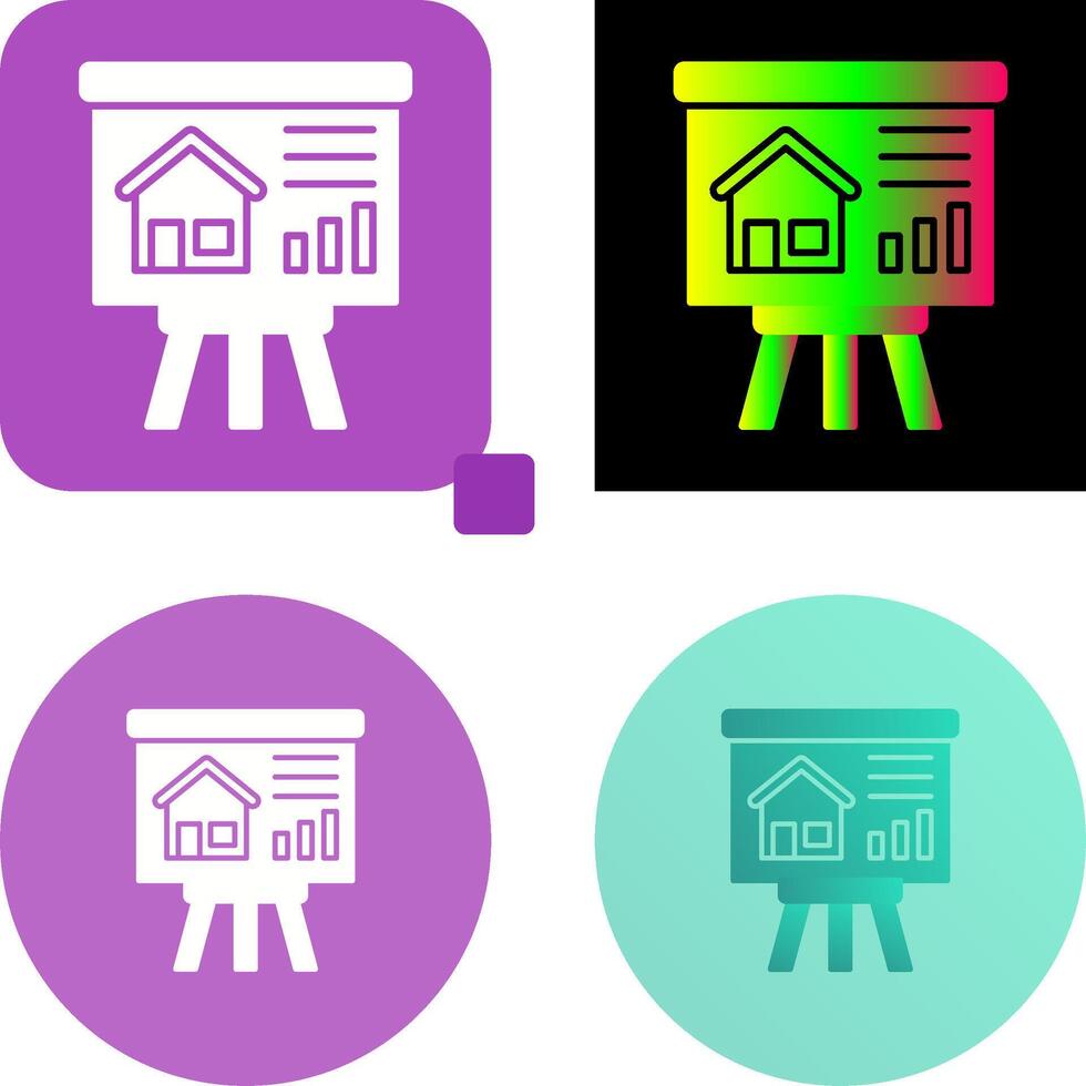 Presentation Icon Design vector