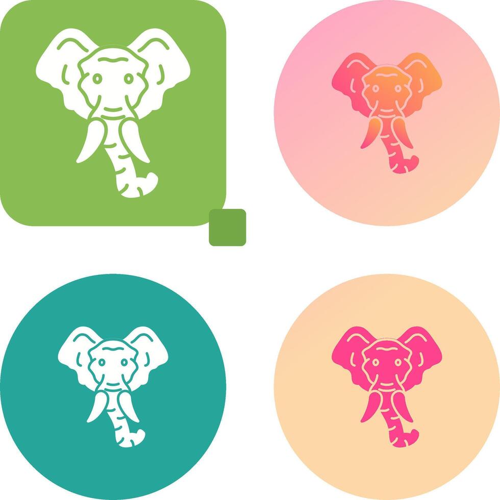 Eleplant Icon Design vector