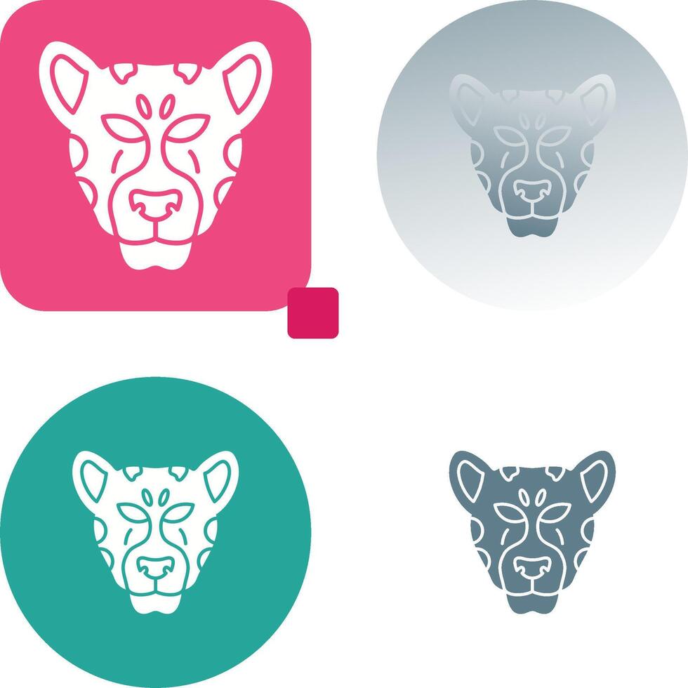 leopard Icon Design vector