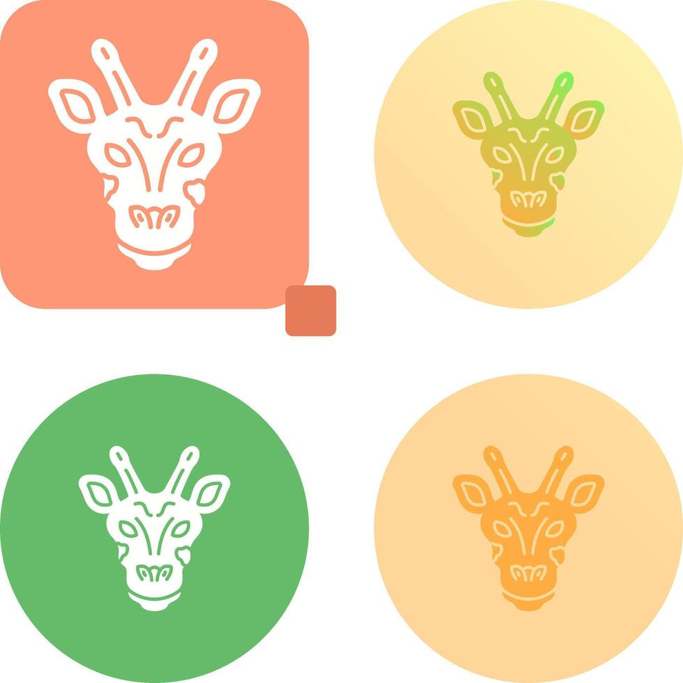 Giraffe Icon Design vector