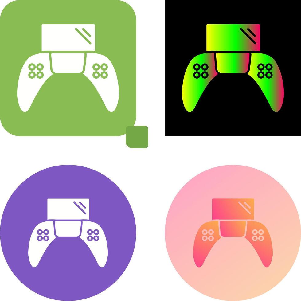 Unique Play Station Icon Design vector