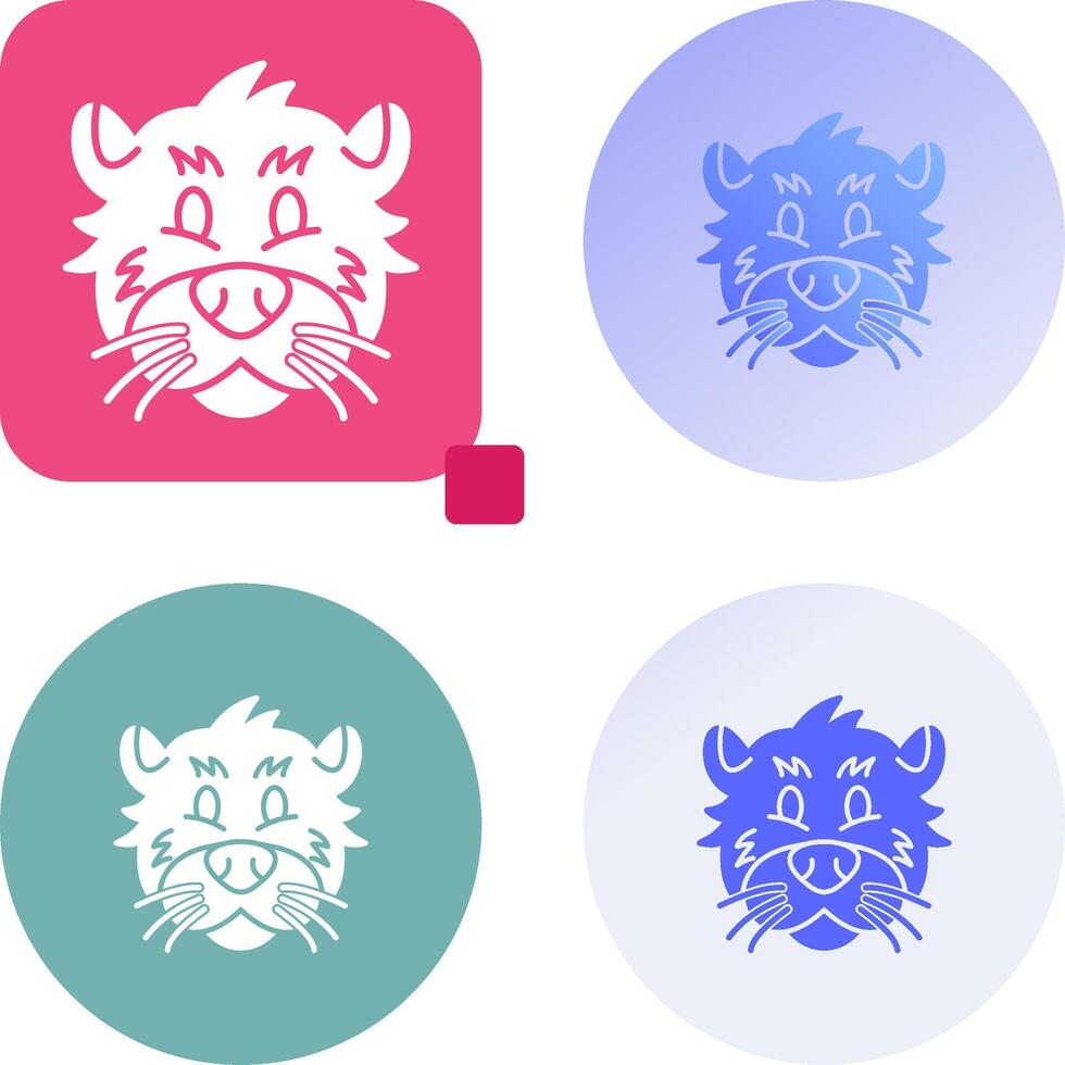 Otter Icon Design vector
