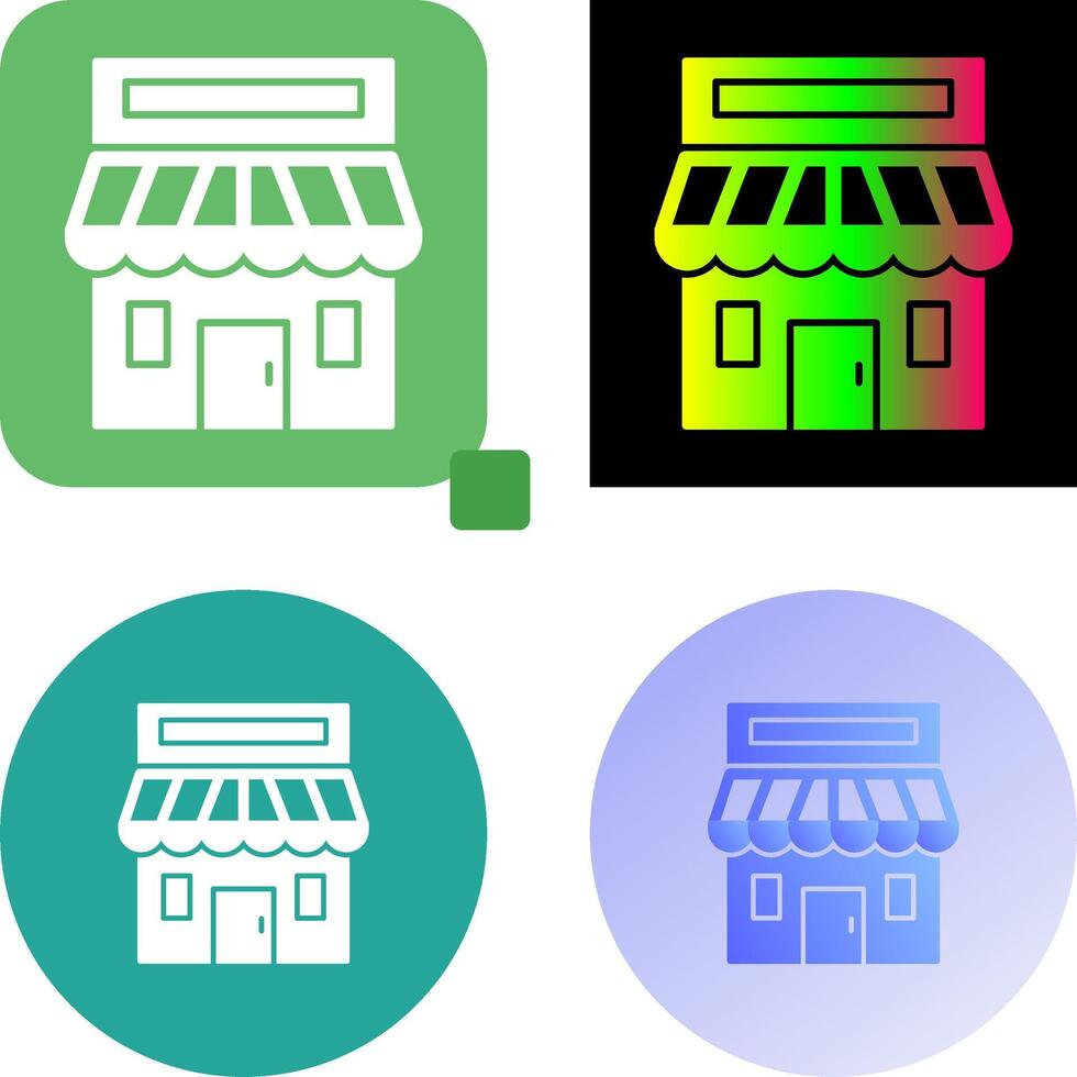 Retail Place Icon Design vector