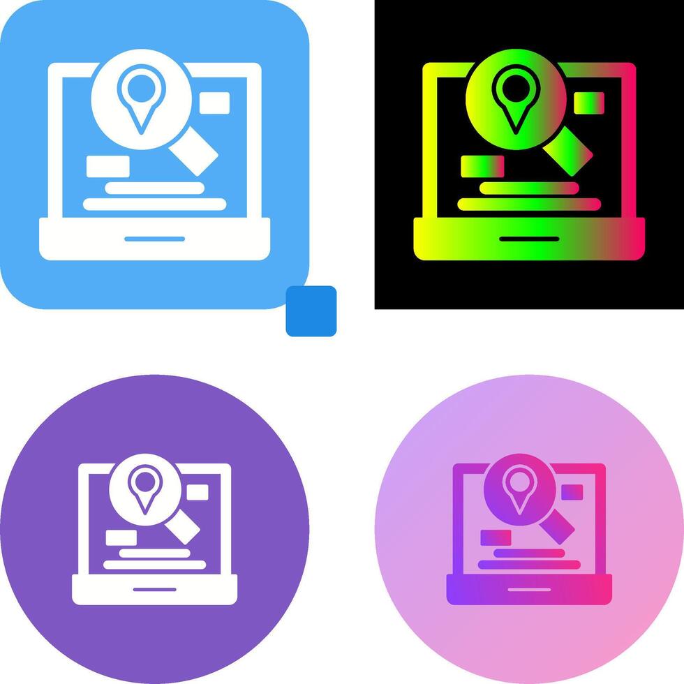 Find Location Icon Design vector