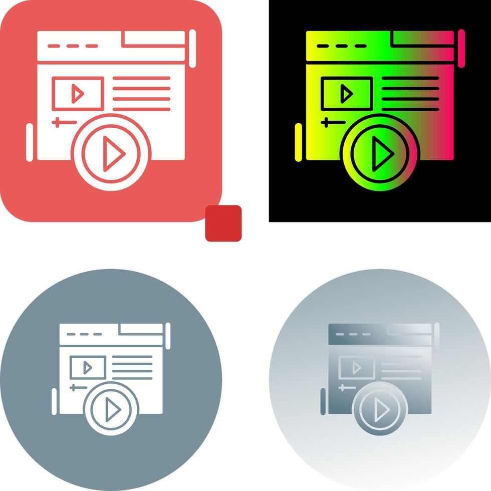 Content Icon Design vector