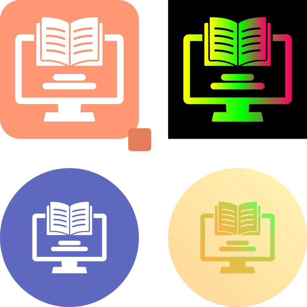 Monitor Icon Design vector