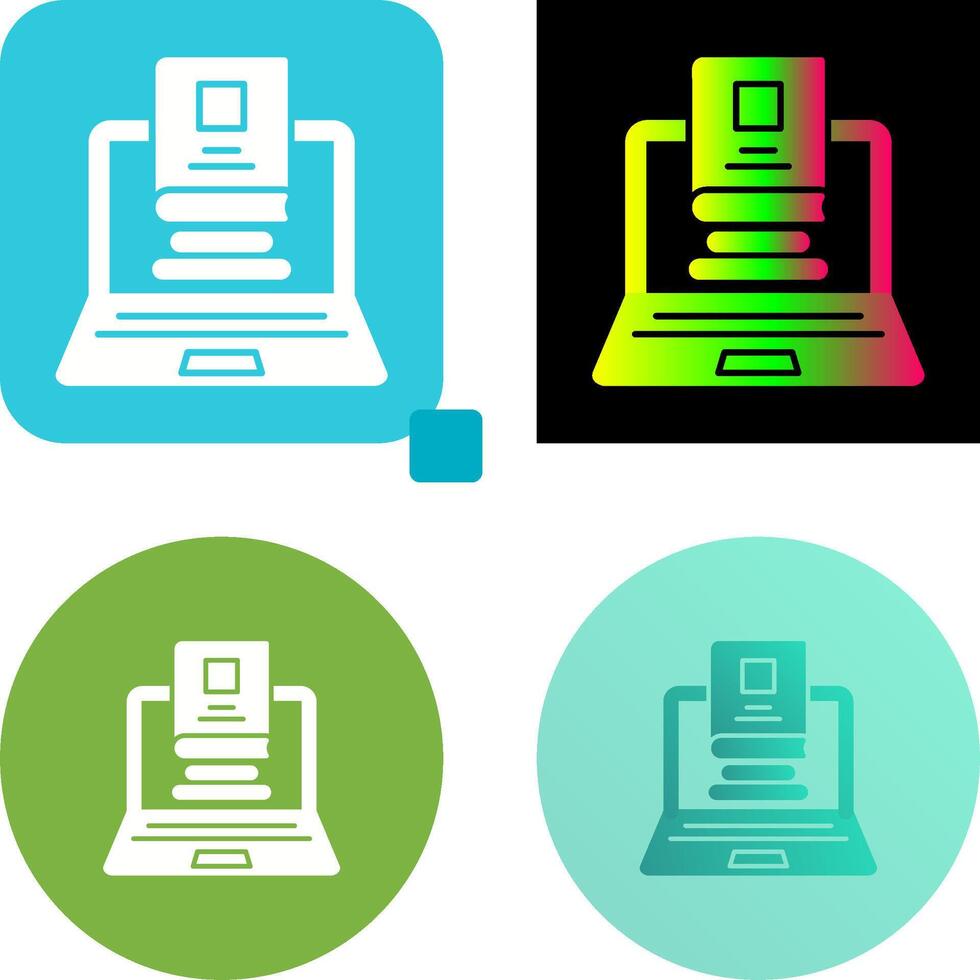 Laptop Icon Design vector