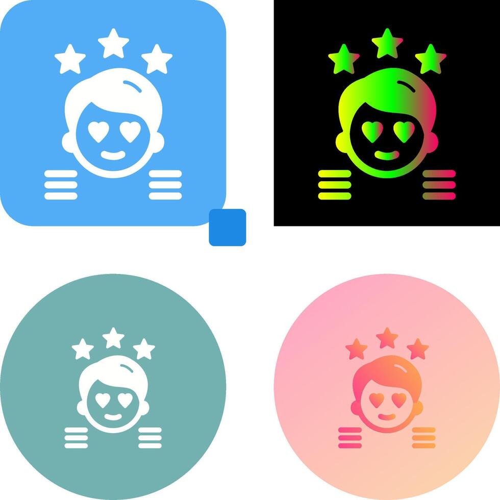 Ux Review Icon Design vector