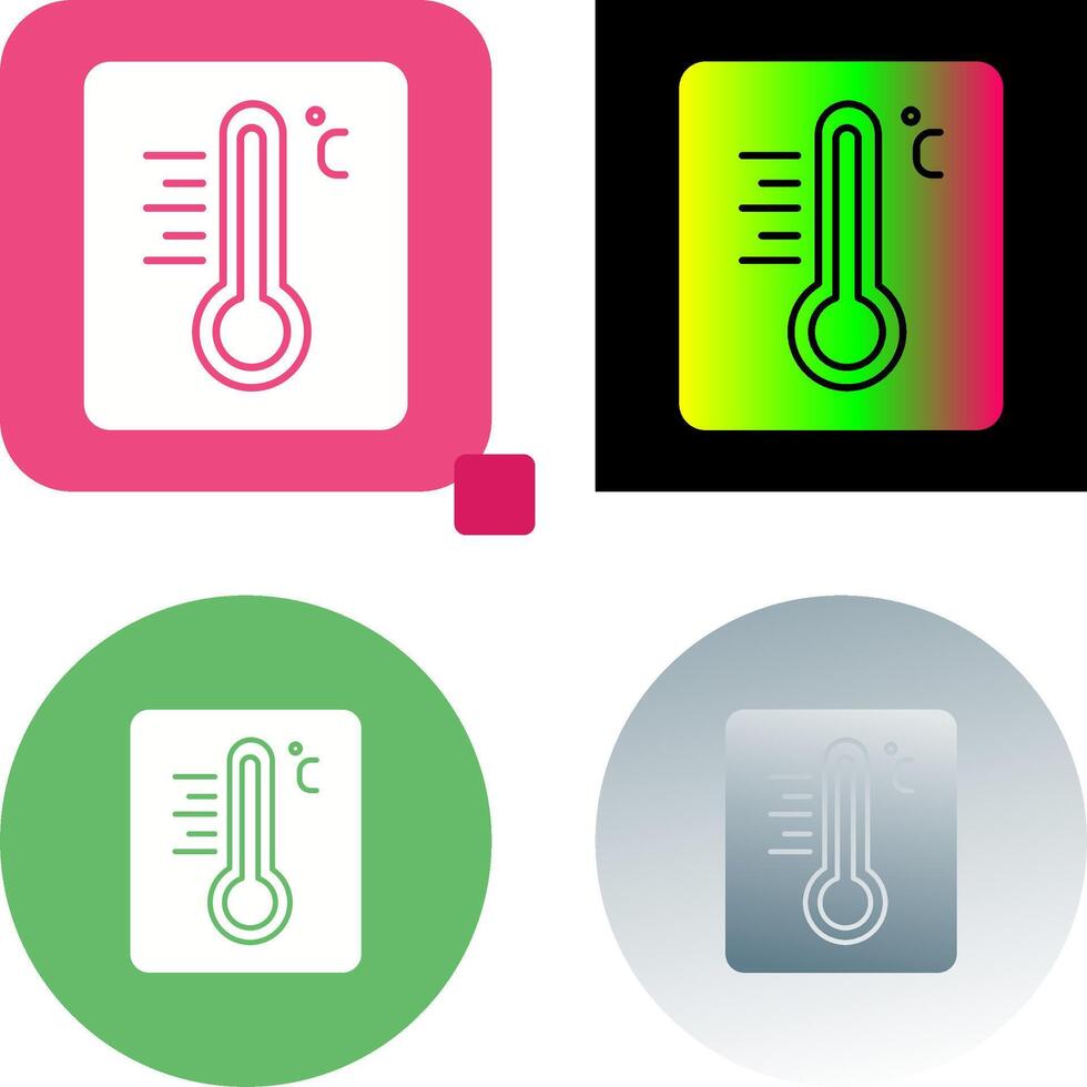 Thermometer Icon Design vector
