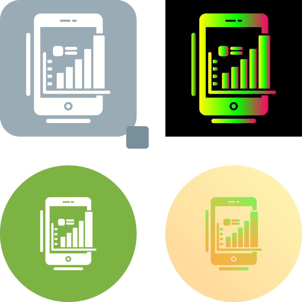 Mobile Icon Design vector