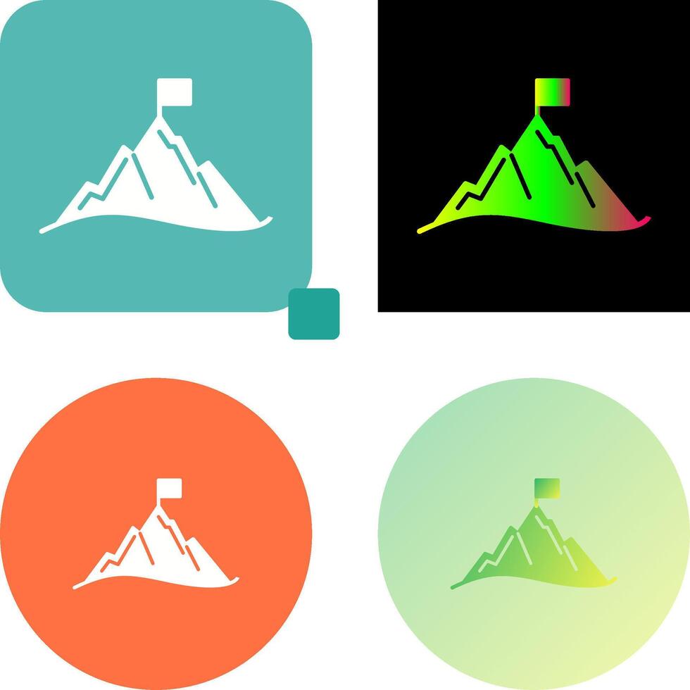 Mission Icon Design vector