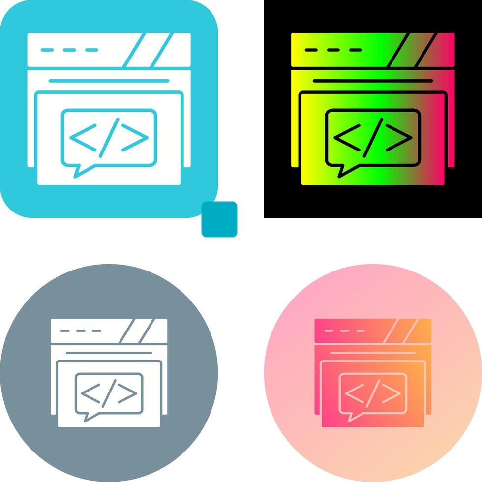 Message Icon Design vector