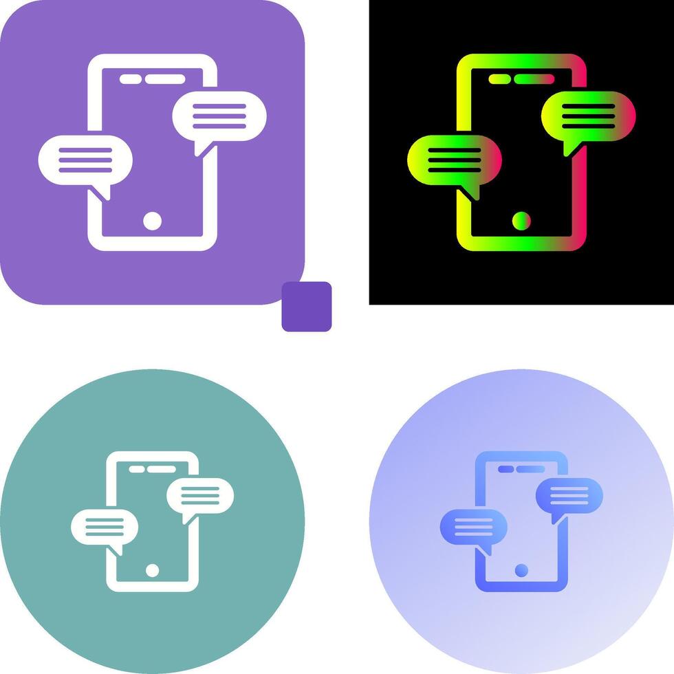 Conversation Icon Design vector