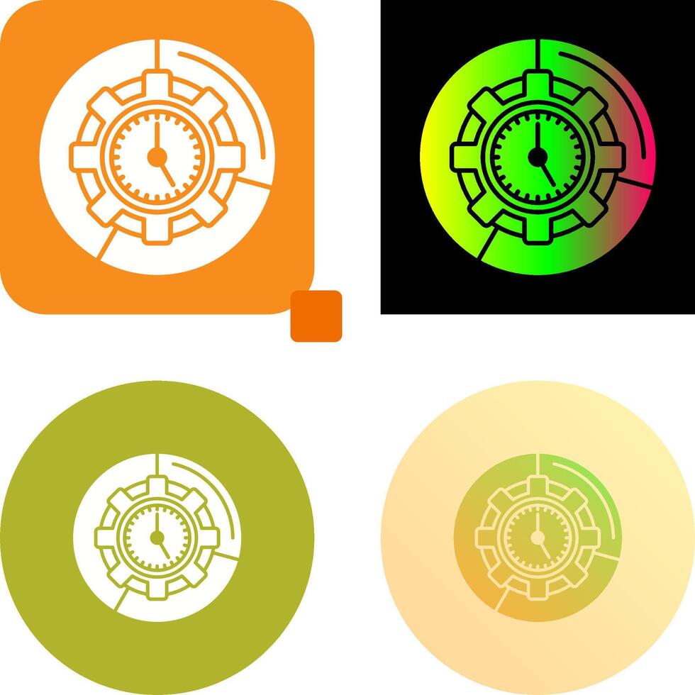Time Management Icon Design vector