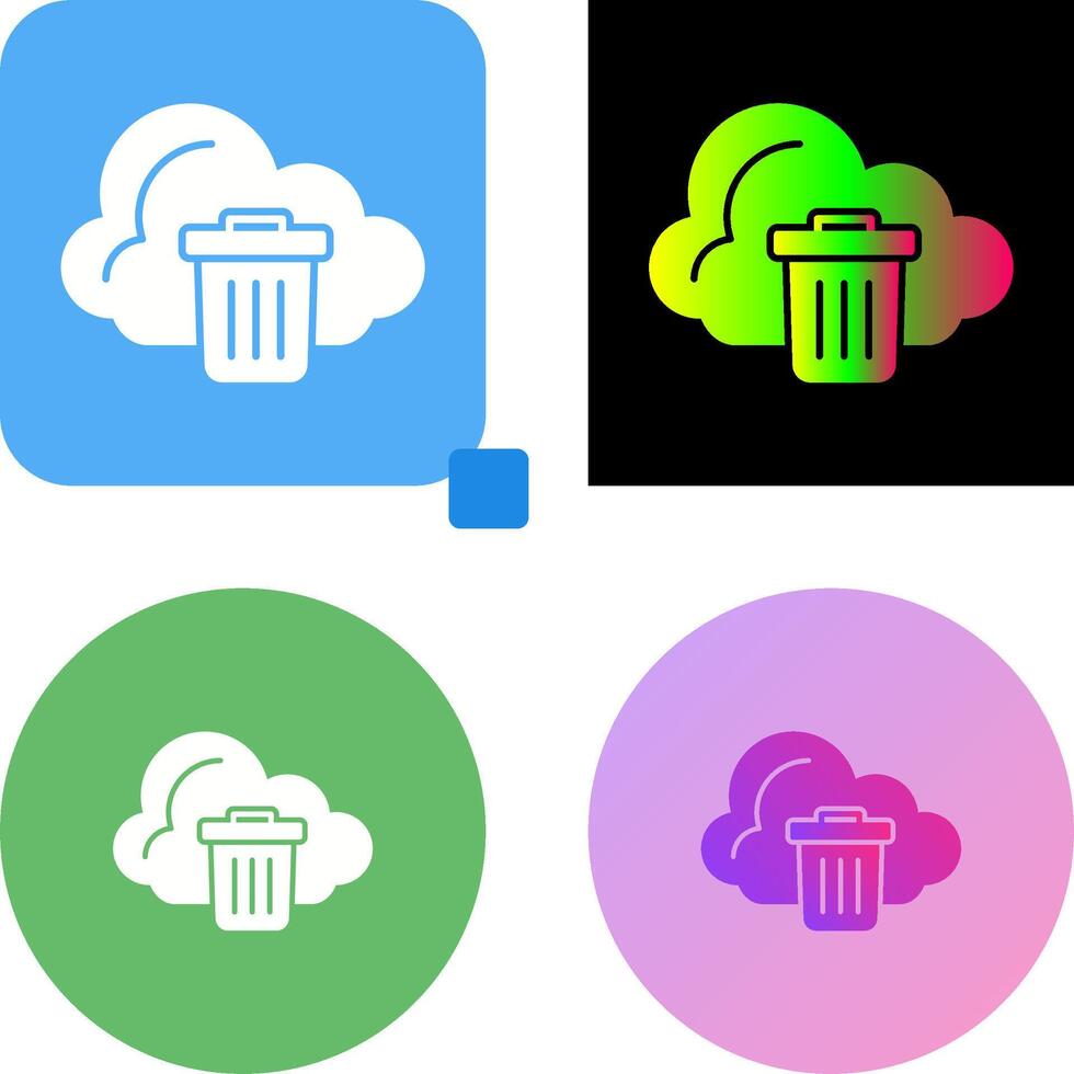 Trash Icon Design vector