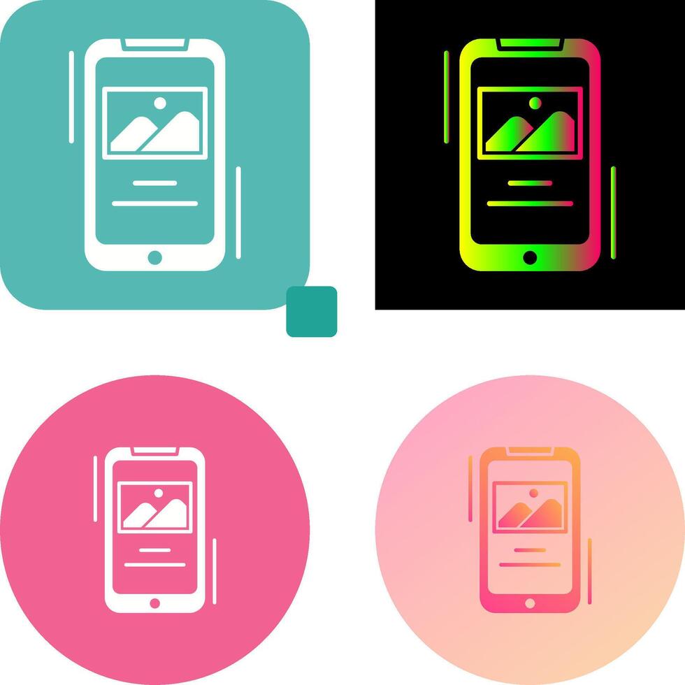 Gallery Icon Design vector