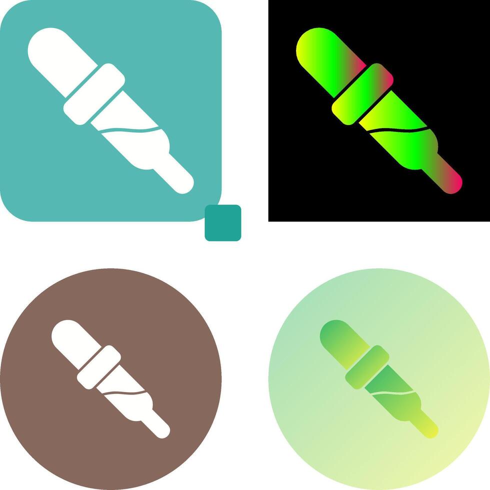 Dropper Icon Design vector