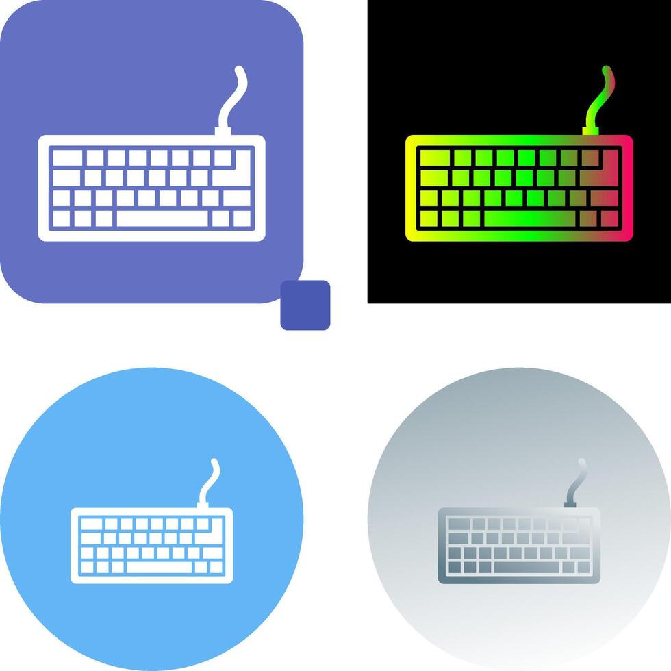 Keyboard Icon Design vector