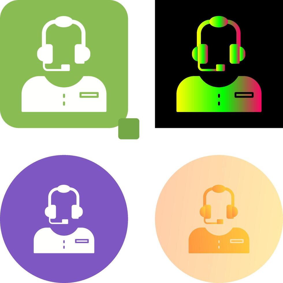 Customer Service Icon Design vector