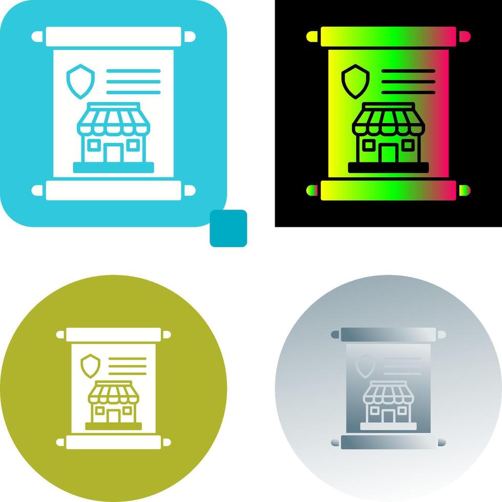 Policy Icon Design vector