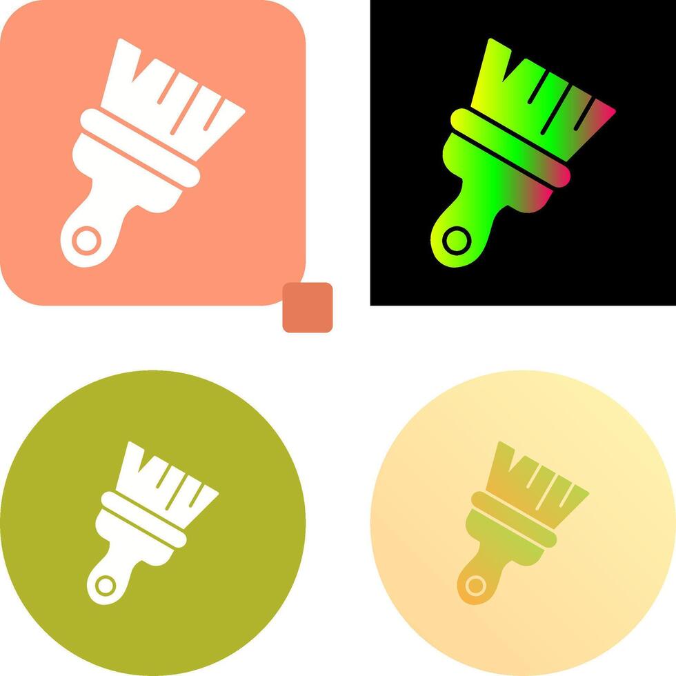 Paint Brush Icon Design vector