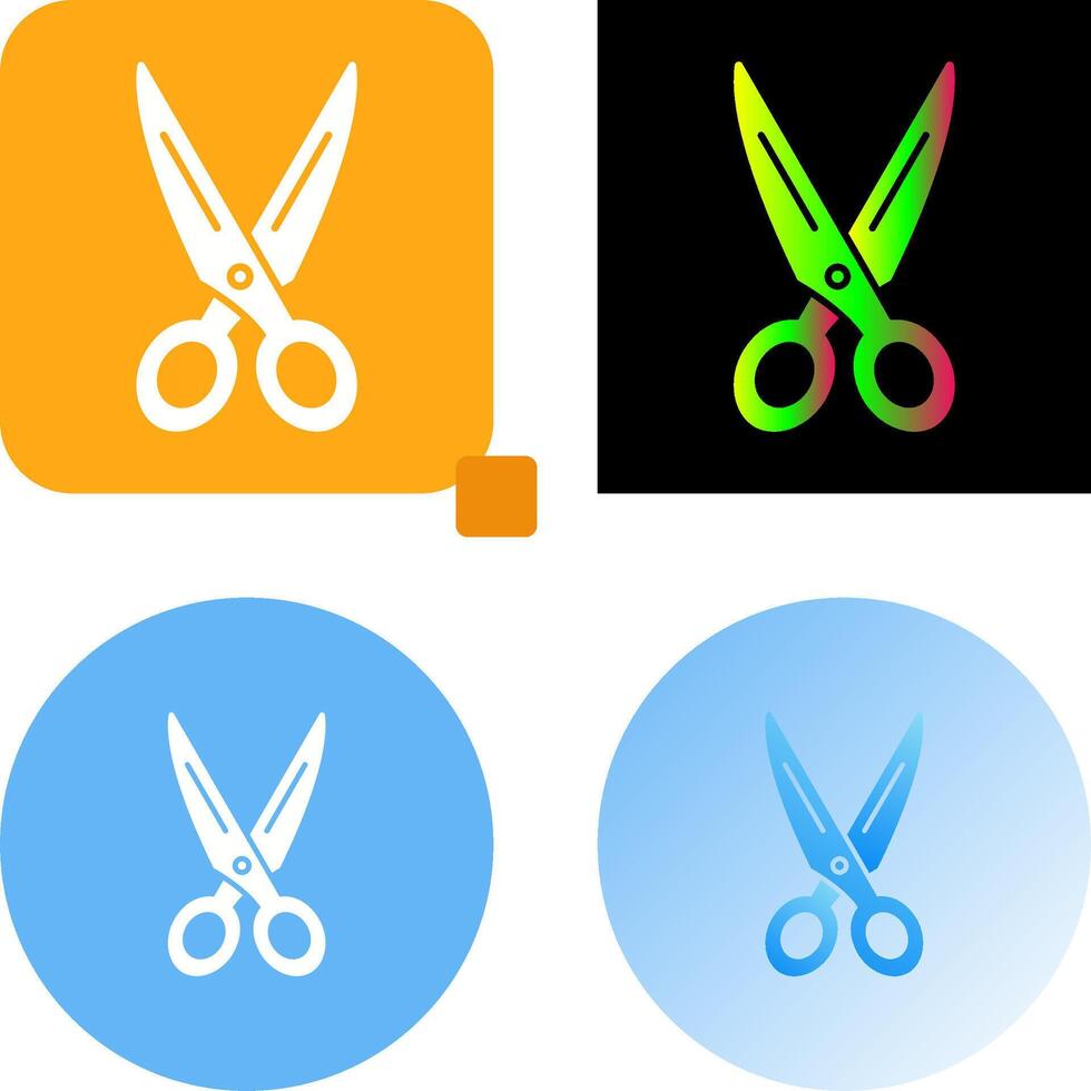 Scissors Icon Design vector