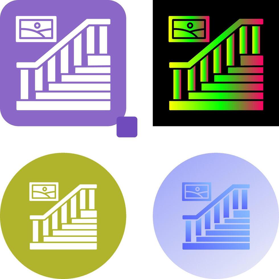 Stair Icon Design vector