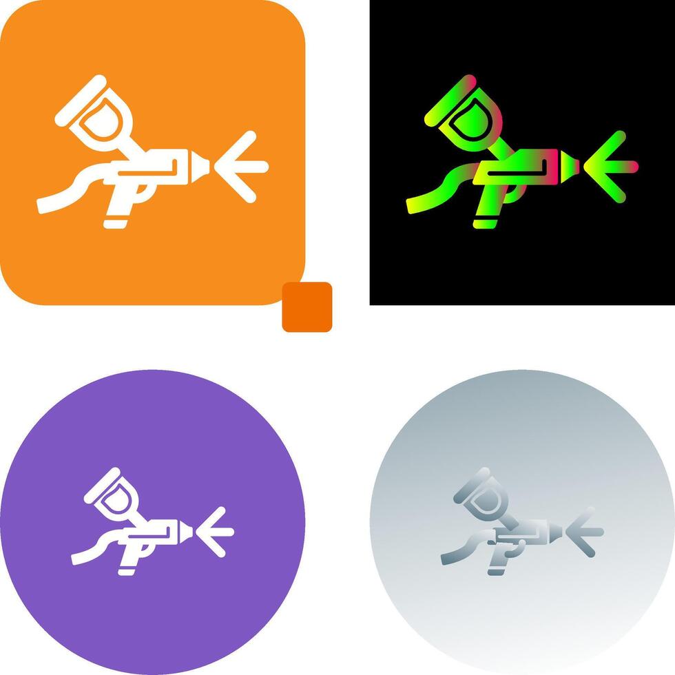 Airbrush Icon Design vector