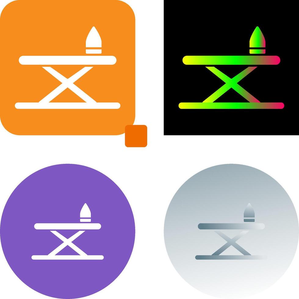 Iron Board Icon Design vector