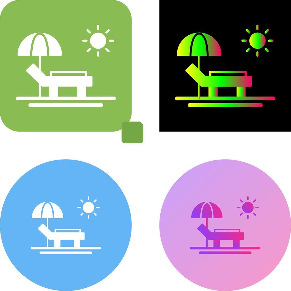 Hammock Icon Design vector