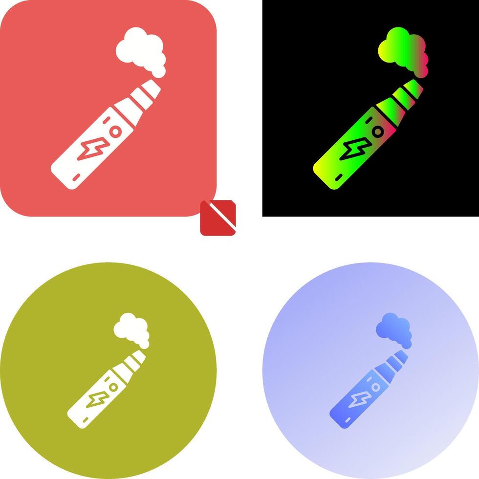 Electronic Cigarette Icon Design vector