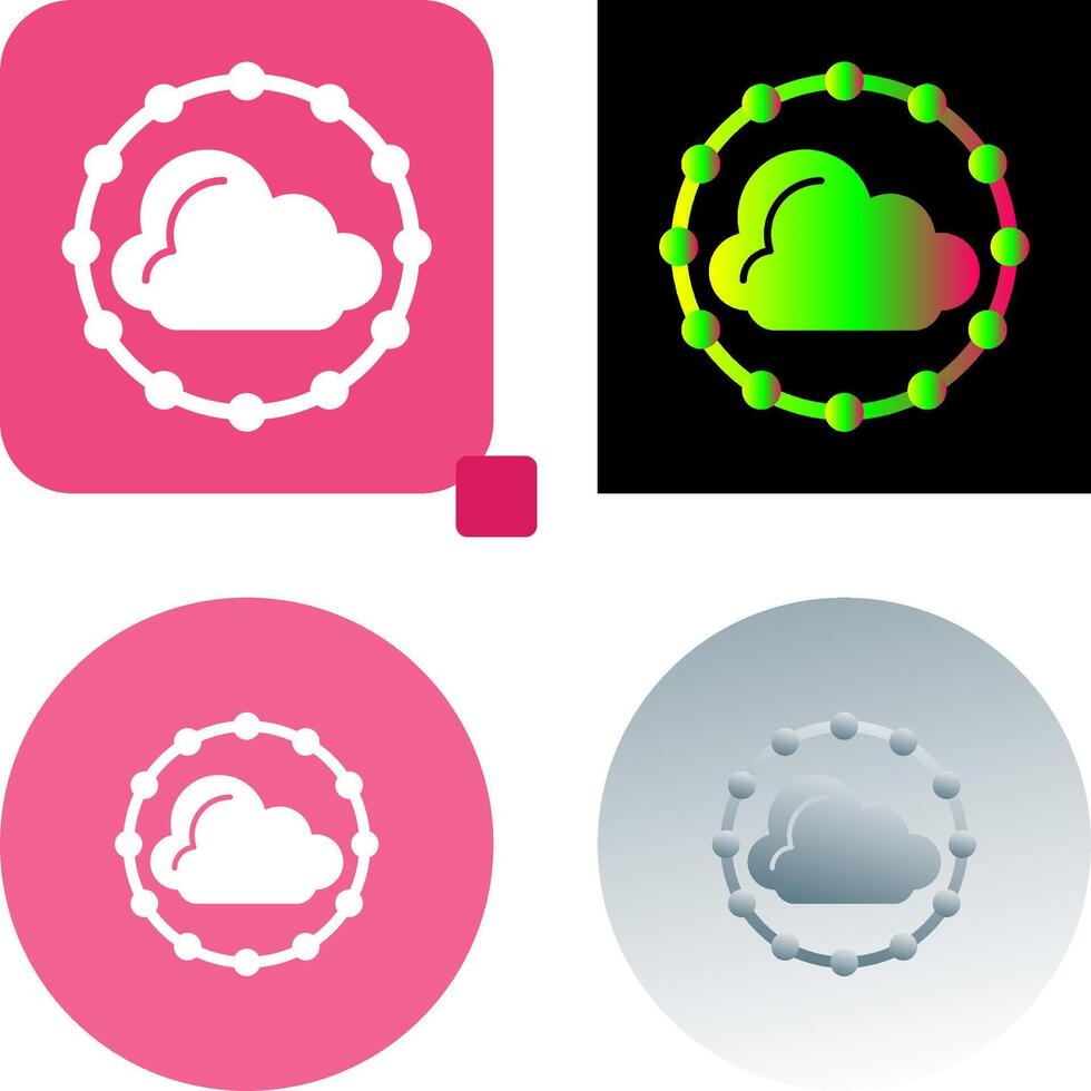 Cloud Icon Design vector