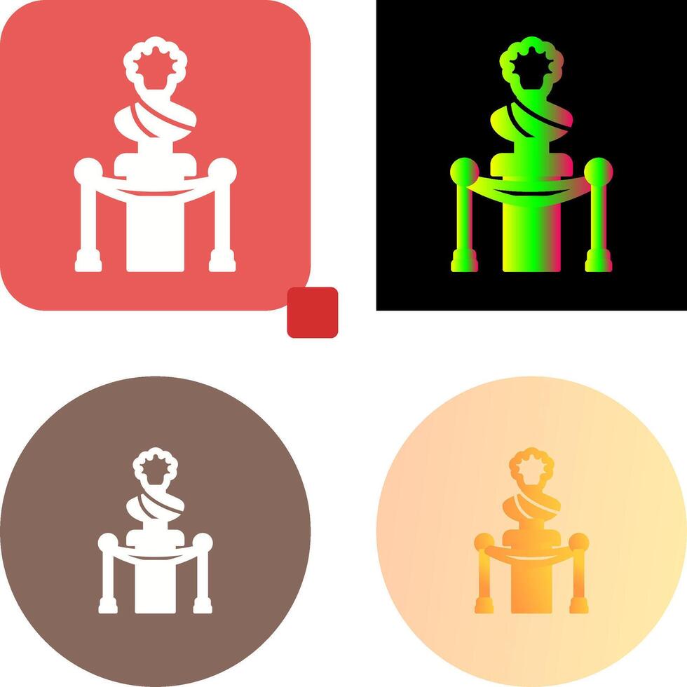 Exhibition Icon Design vector
