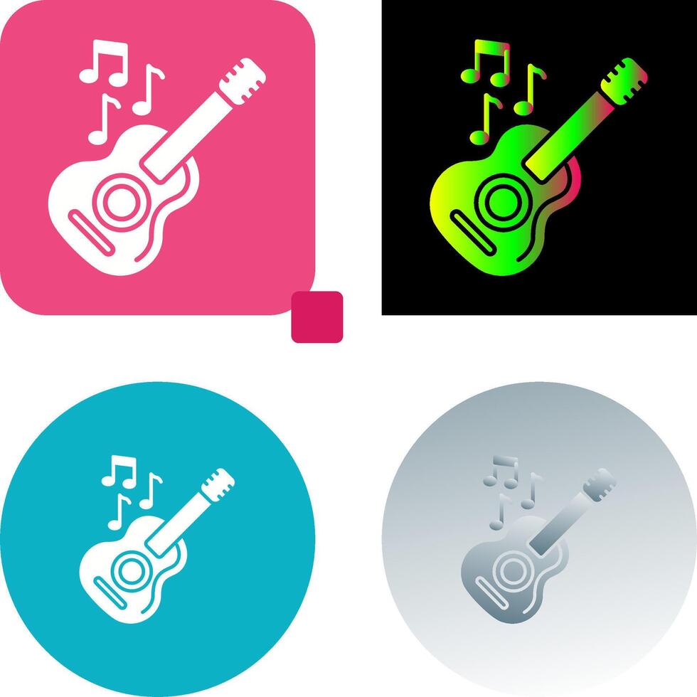 Guitar Icon Design vector