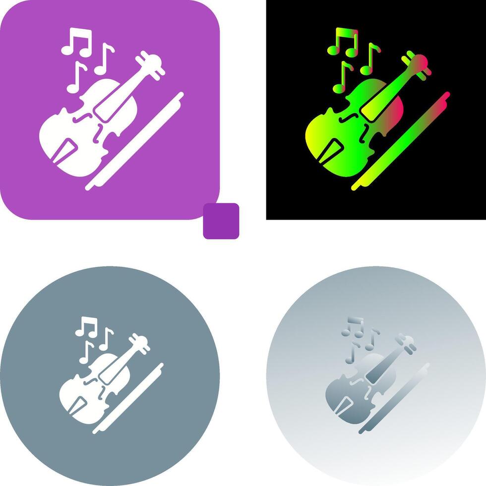 Violin Icon Design vector