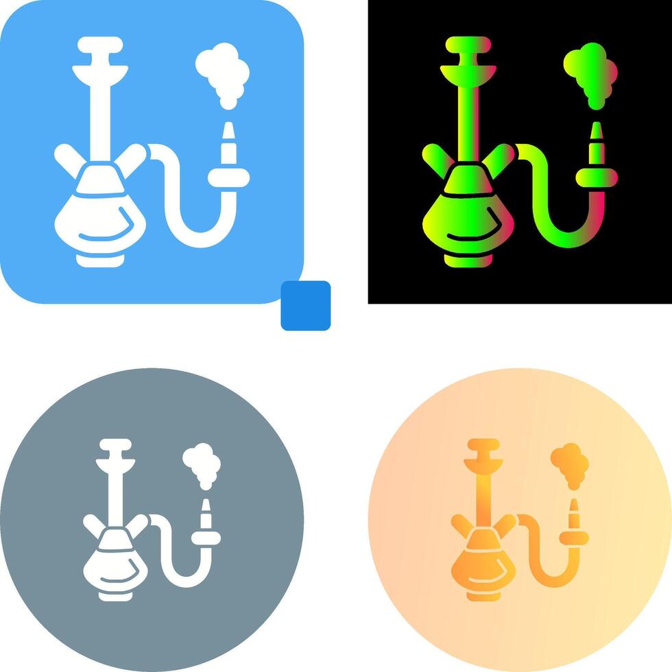 Hookah Icon Design vector