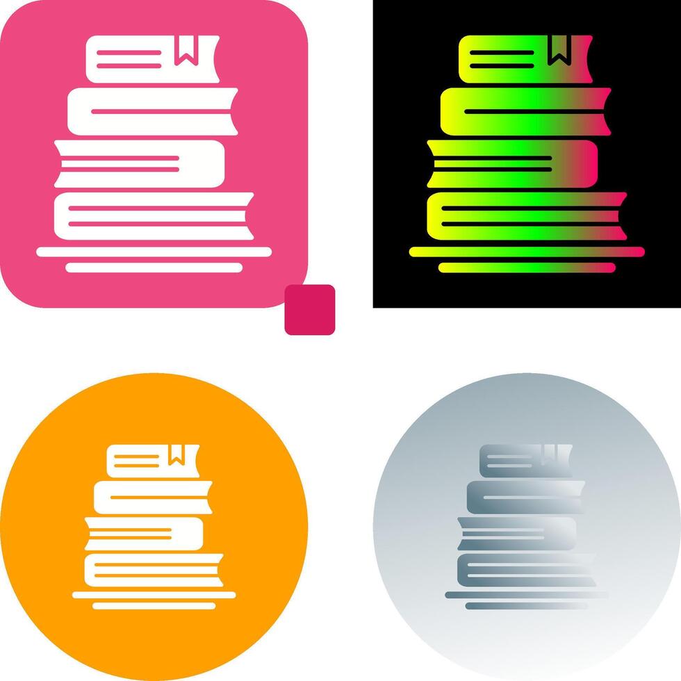 Books Icon Design vector