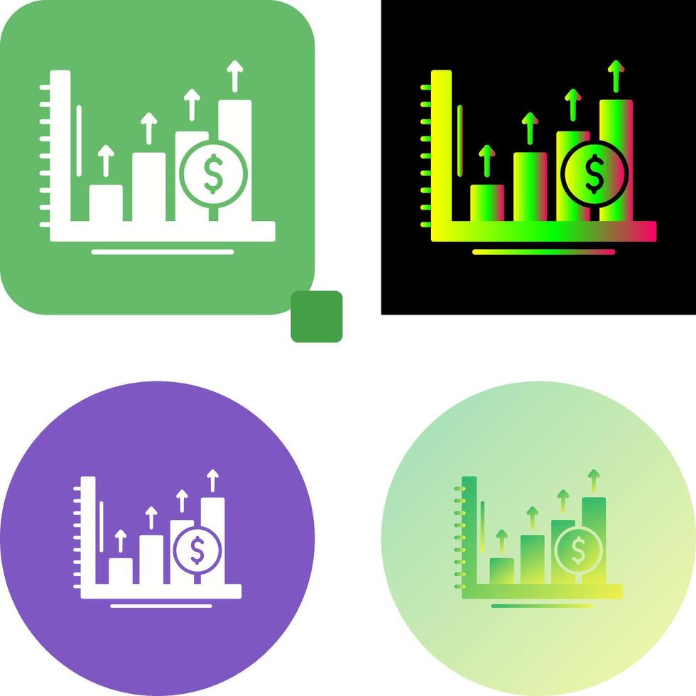 Profit Icon Design vector